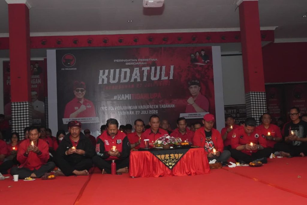 DPC PDI Perjuangan Kabupaten Tabanan Peringati 30 Tahun Peristiwa Kudatuli, Teguhkan Semangat Perjuangan dan Demokrasi