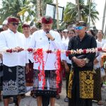 Wabup Dirga Hadiri Melaspas Jalan Pengrarung, Wakil Ketua DPC PDI Perjuangan Tabanan Dorong Gotong Royong dan Aspirasi Masyarakat
